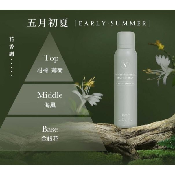 五月初夏｜花香調｜乾洗髮噴霧150ml