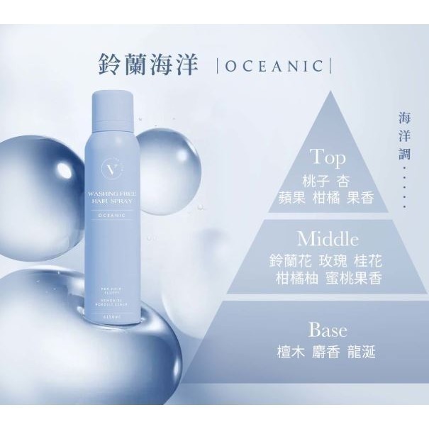 鈴蘭海洋｜海洋調｜乾洗髮噴霧150ml
