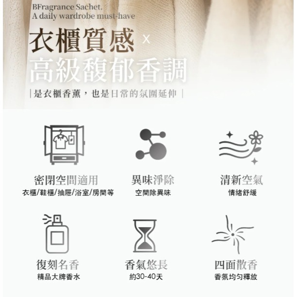 HARMOON韓慕精品復刻香水香氛 (兩入組)衣櫃香氛包-細節圖5