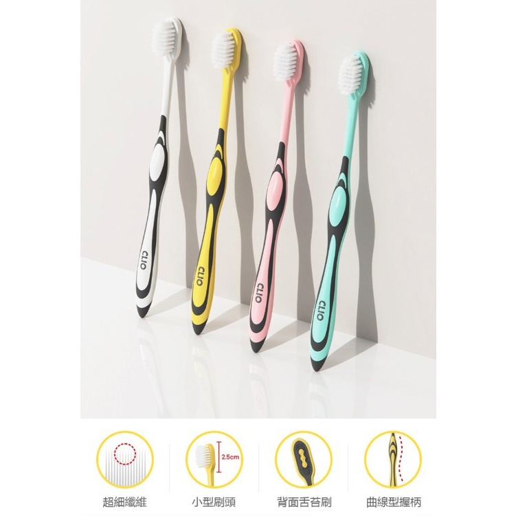 Clio Dentimate 第2代(超細纖維)牙刷 10入組 獨立包裝 旅行小物 細毛牙刷 Clio牙刷 小頭牙刷-細節圖5
