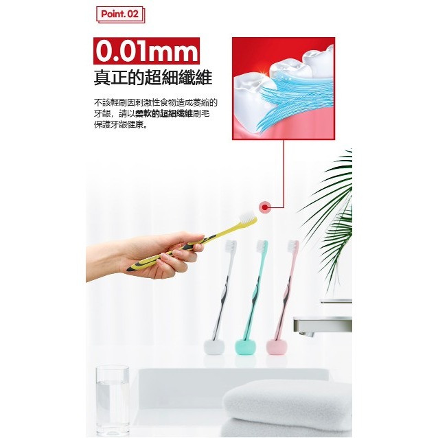 Clio Dentimate 第2代(超細纖維)牙刷 10入組 獨立包裝 旅行小物 細毛牙刷 Clio牙刷 小頭牙刷-細節圖7