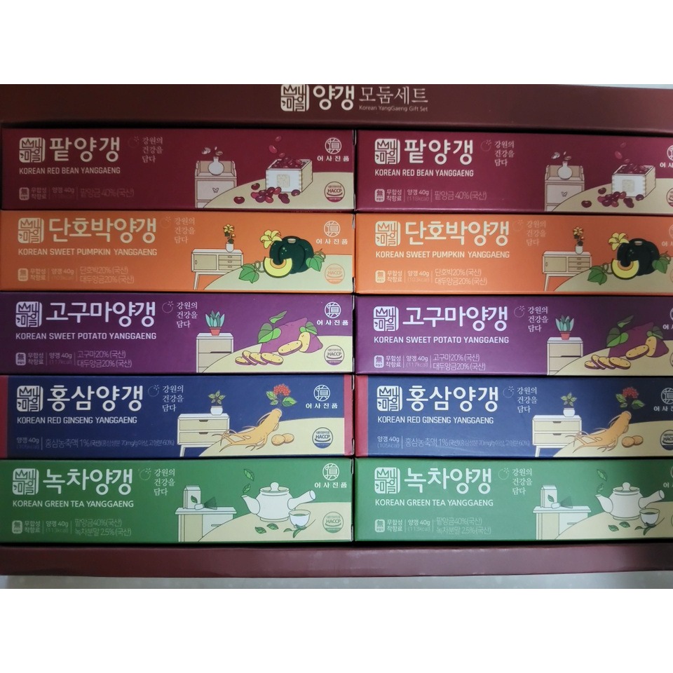 韓國Sannae Maeul 綜合羊羹禮盒 羊羹禮盒 韓國禮盒 伴手禮 韓國伴手禮 能量棒 韓國點心 低糖點心 韓國零食-細節圖4
