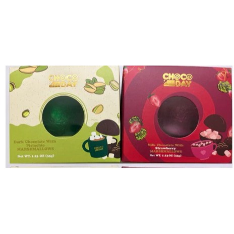 Choco Day 開心果餡/草莓餡 巧克力 Diva Life開心果巧克力炸彈含餡 含餡巧克力 沖泡巧克力 巧克力炸彈-細節圖5