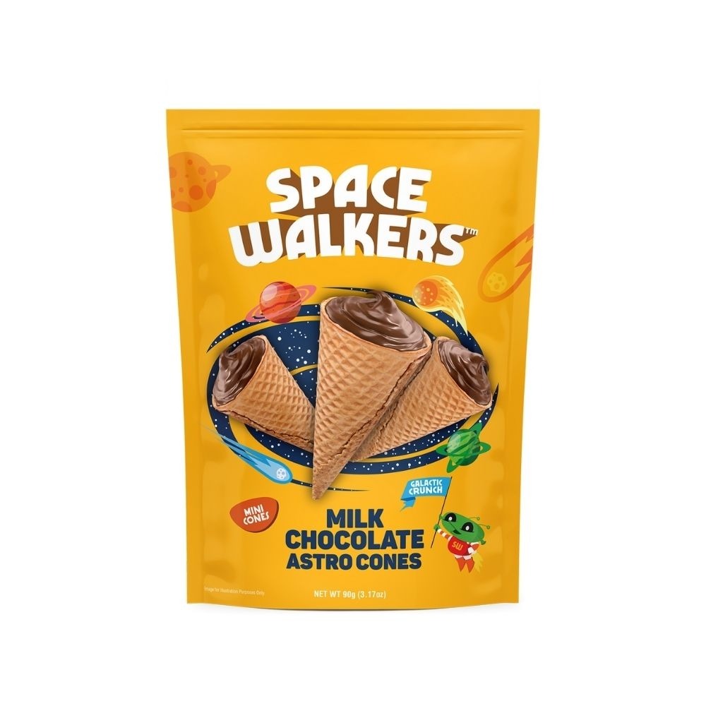 🇹🇷土耳其進口 Space Walkers 小熊造型軟糖夾餡牛奶巧克力/棉花糖夾餡牛奶巧克力/牛奶巧克力捲筒造型威化-規格圖7
