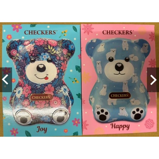 馬來西亞 Alfredo白儷人 Checkers 花藝小熊/藍色北極熊牛奶可可 牛奶巧克力 小熊巧克力 馬來西亞巧克力-細節圖6