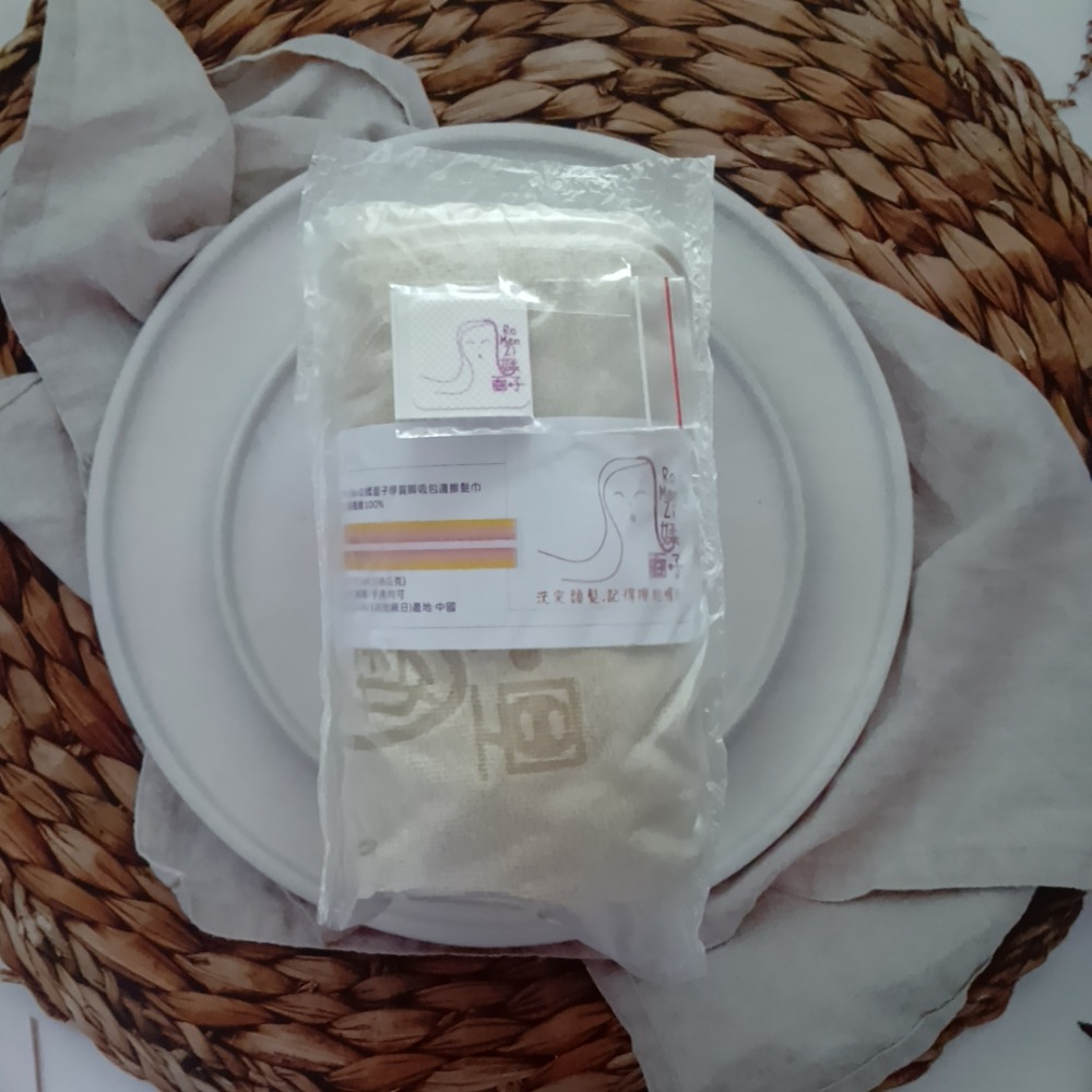 洗髮擦乾瞬間吸水RoManZi媃面子駝色厚質瞬吸包邊擦髮巾，買1條送2包耐斯洗髮粉-規格圖10