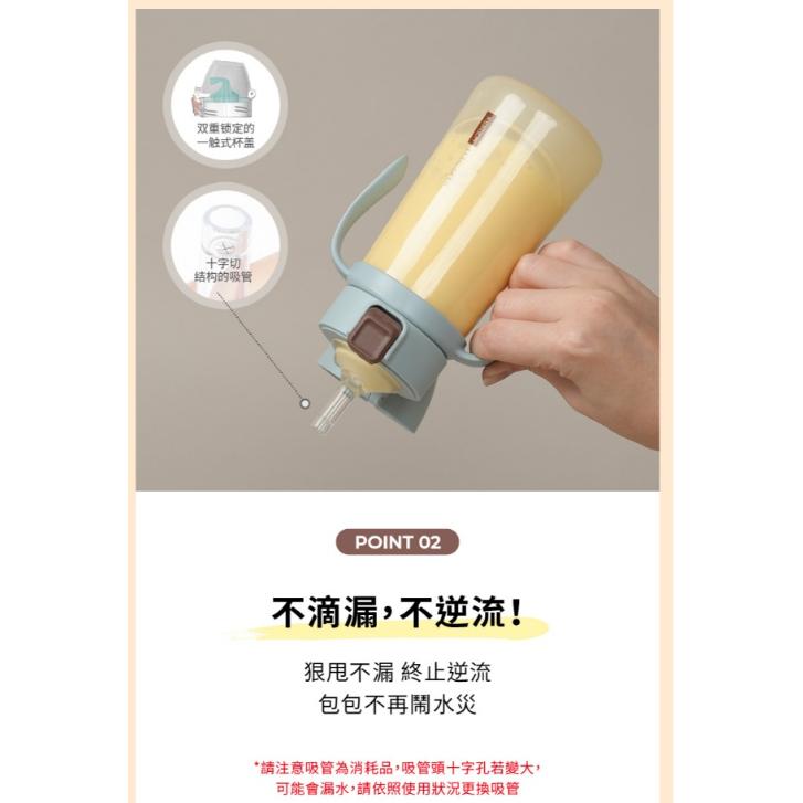 韓國MOTHER-K 精粹極簡PPSU彈蓋即飲吸管杯300ml-細節圖6