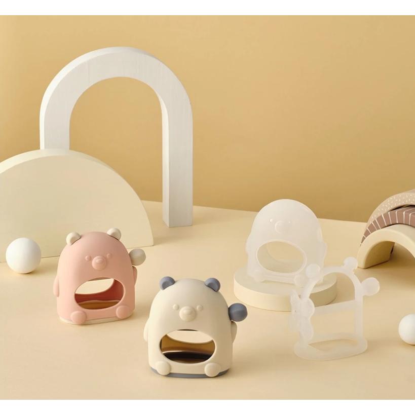 韓國MOTHER-K QQ熊矽膠穿握式固齒器-細節圖6