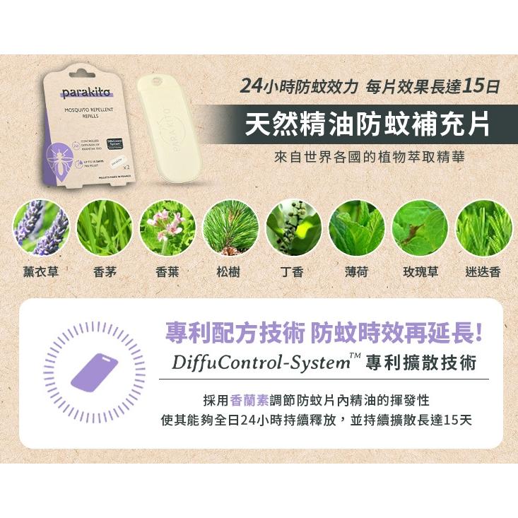 Parakito 法國帕洛 天然精油 防蚊隨身球-天空藍 防蚊片-細節圖4