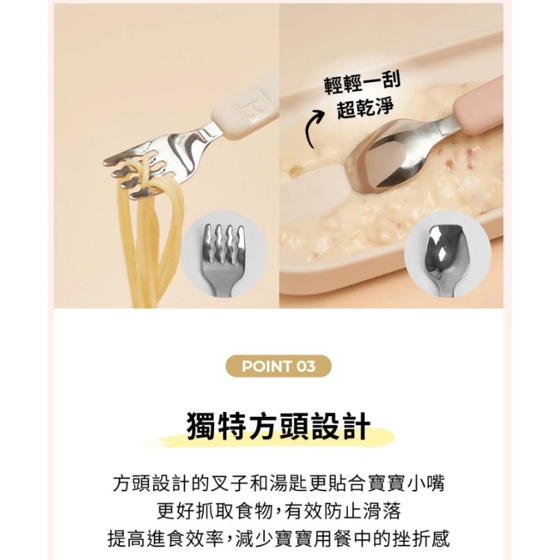 韓國MOTHER-K 輕奢不鏽鋼學習叉匙收納組-細節圖6