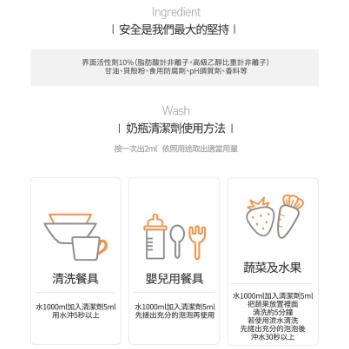 韓國MOTHER-K Zero Dust 奶瓶&蔬果清潔劑400ml-細節圖5