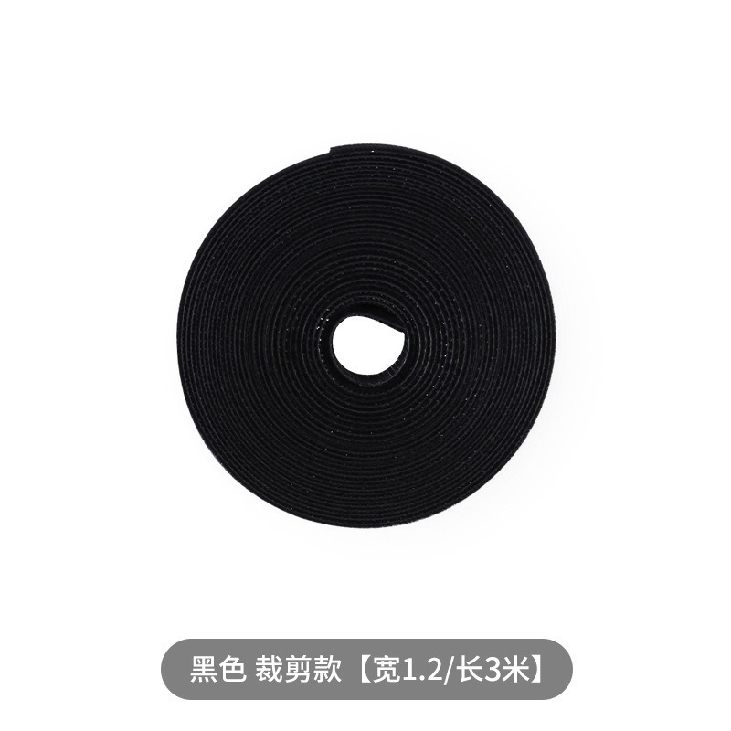 魔鬼氈理線器 電線收納 魔鬼氈束帶 固線器 電腦線材固定 線材收納 理線器 集線器 電線整理 魔鬼氈束線帶-規格圖5