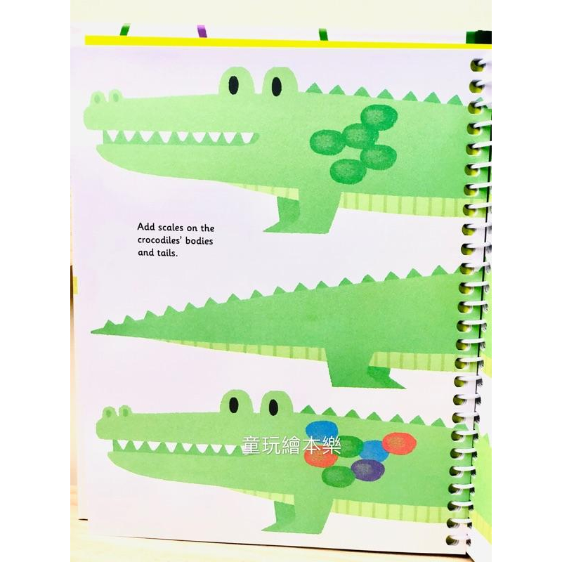 現貨《童玩繪本樂》BSMI檢驗合格 Fingerprint 繪畫本 美勞書 手指畫 印章畫 遊戲書 指印書-細節圖4