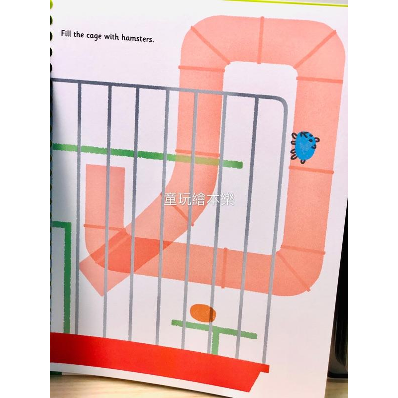 現貨《童玩繪本樂》BSMI檢驗合格 Fingerprint 繪畫本 美勞書 手指畫 印章畫 遊戲書 指印書-細節圖6