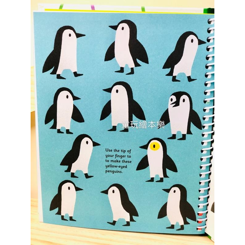 現貨《童玩繪本樂》BSMI檢驗合格 Fingerprint 繪畫本 美勞書 手指畫 印章畫 遊戲書 指印書-細節圖7