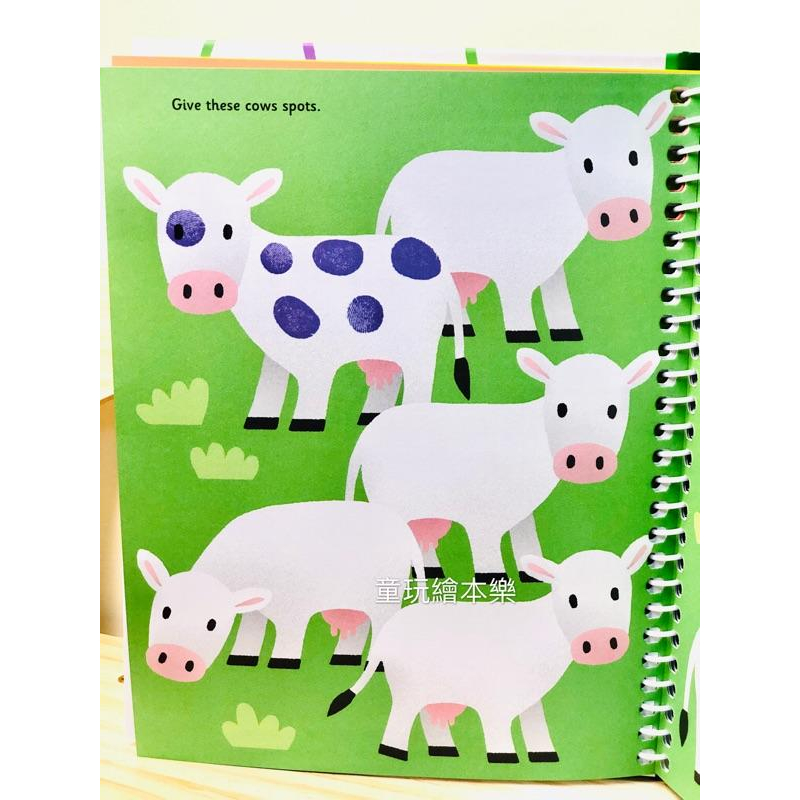 現貨《童玩繪本樂》BSMI檢驗合格 Fingerprint 繪畫本 美勞書 手指畫 印章畫 遊戲書 指印書-細節圖8