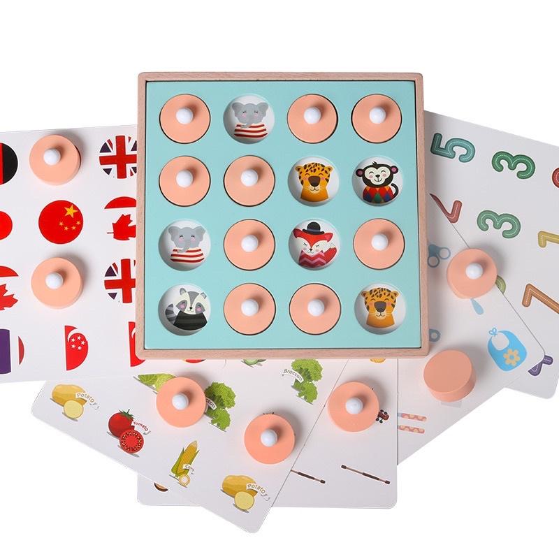 現貨《童玩繪本樂》商檢合格 記憶棋 配對遊戲 木質遊戲 記憶遊戲 桌遊 記憶訓練 右腦開發 木質記憶遊戲 交換禮物-細節圖6