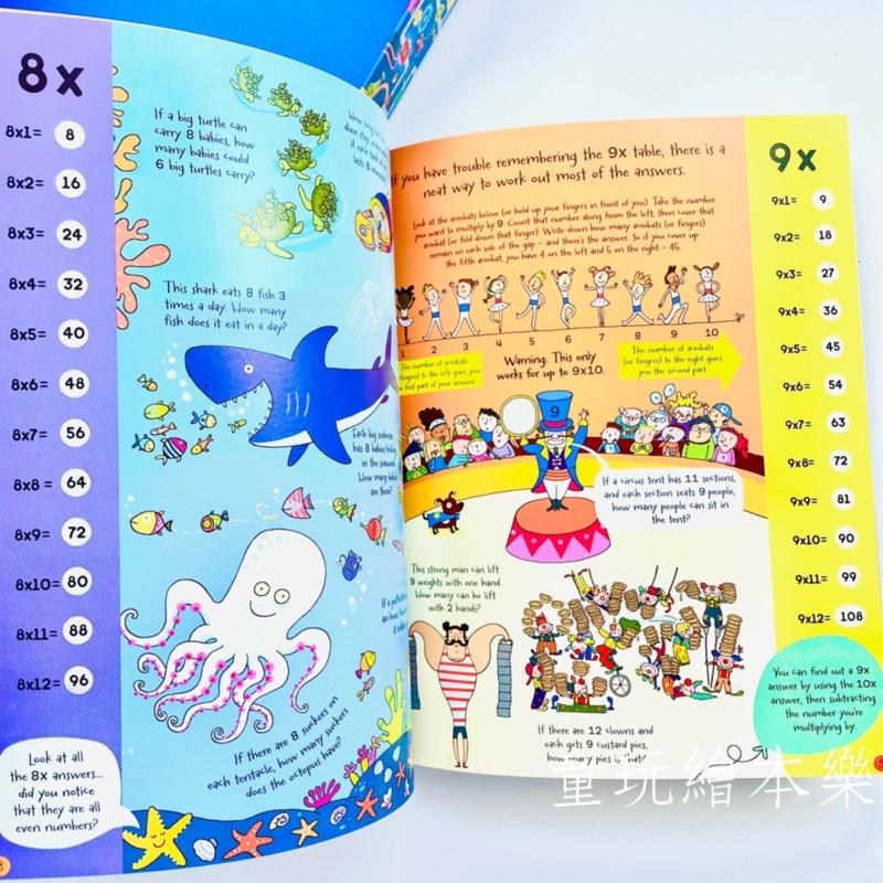 《童玩繪本樂》商檢合格 Usborne Book and Jigsaw Times Tables 九九乘法表 乘法教具-細節圖8