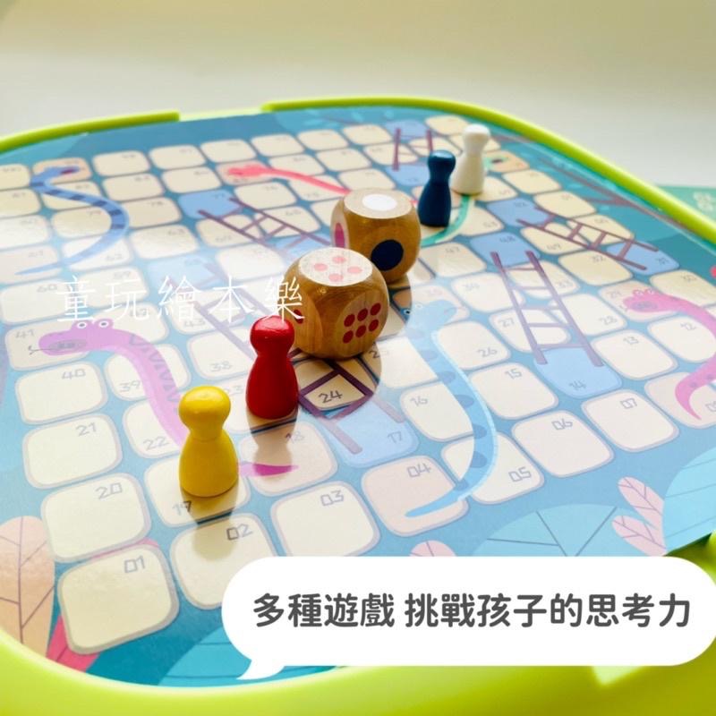 現貨《童玩繪本樂》商檢合格 桌遊 棋盤遊戲 Board Game 啟蒙桌遊 親子同樂 蛇棋 遊戲棋 Goryeobaby-細節圖3