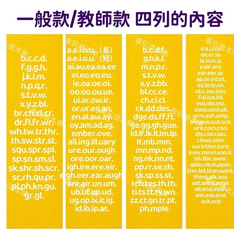 現貨《童玩繪本樂》BSMI檢驗合格 自然發音翻翻卡 PHONICS 自然發音 教學卡 字卡-細節圖9