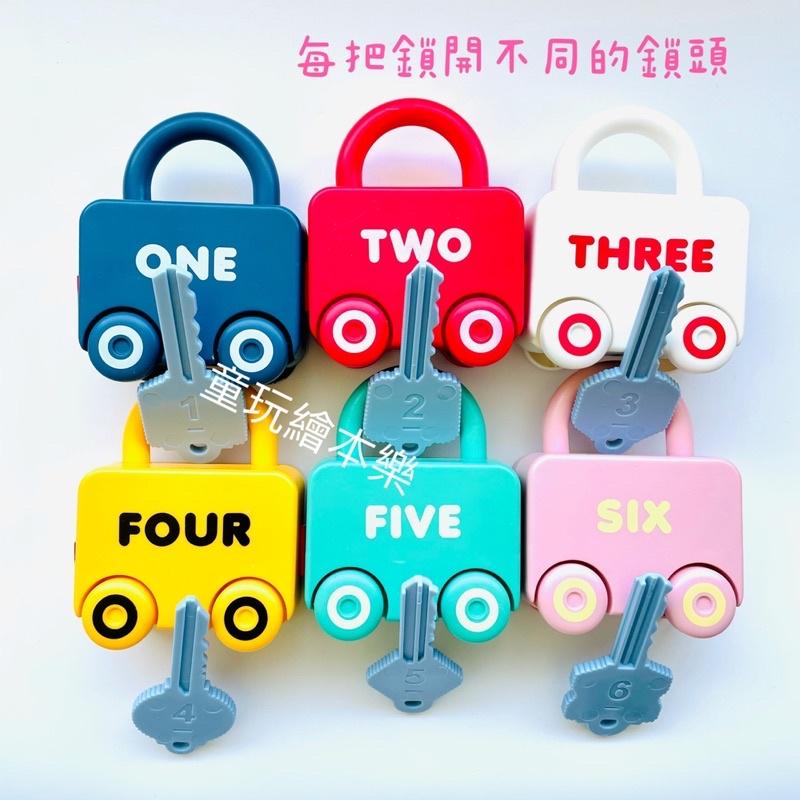 現貨《童玩繪本樂》商檢合格 數字開鎖遊戲 鎖頭玩具 開鎖玩具 數字認知 數字學習 車車 汽車 數字鎖頭 數學教具-細節圖5