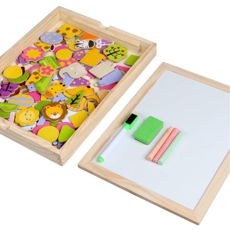 現貨《童玩繪本樂》商檢合格 高麗寶貝 畫板 磁性動物拼板 動物拼圖 Goryeobaby GORYEO BABY-細節圖3