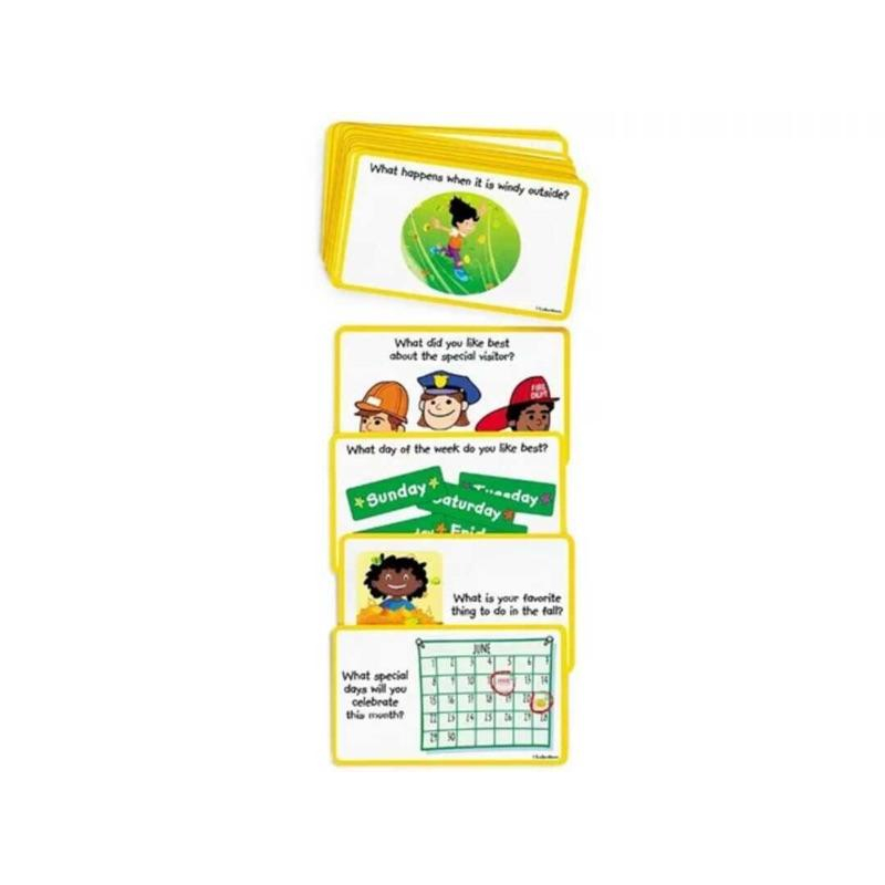 現貨《童玩繪本樂》All about today 教學掛袋 calendar pocket chart 英語教學 插卡袋-細節圖3