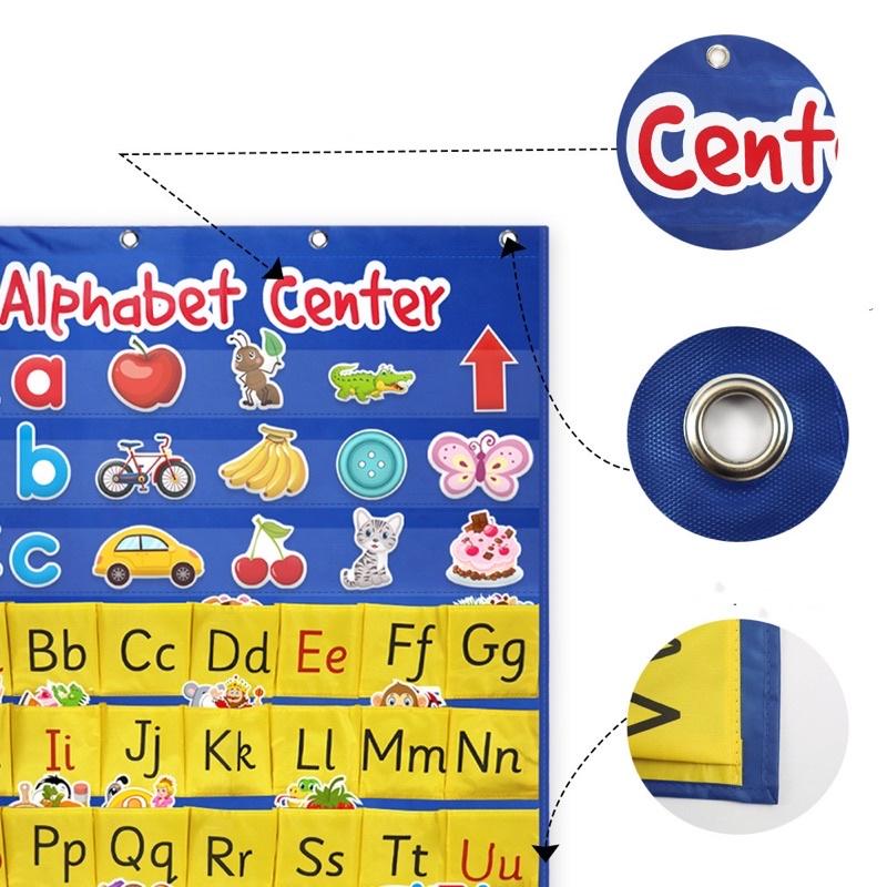 現貨《童玩繪本樂》Pocket chart 字母掛袋 字母佈置 教室佈置 英文掛袋 插卡袋 英文教具 字母教具-細節圖5