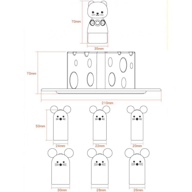 現貨《童玩繪本樂》商檢合格 Goryeobaby 拯救奶酪 貓抓老鼠 手眼協調 磁吸遊戲 益智遊戲 兒童生日禮物-細節圖6