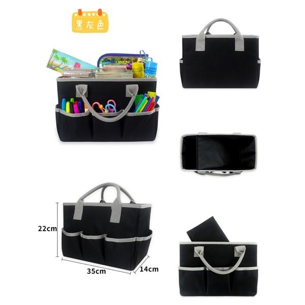 現貨《童玩繪本樂》教具袋 媽媽包 教具包 教具 手提教具包 收納袋 購物袋 文具袋 教學袋 文具收納袋 老師包 教師包-細節圖4