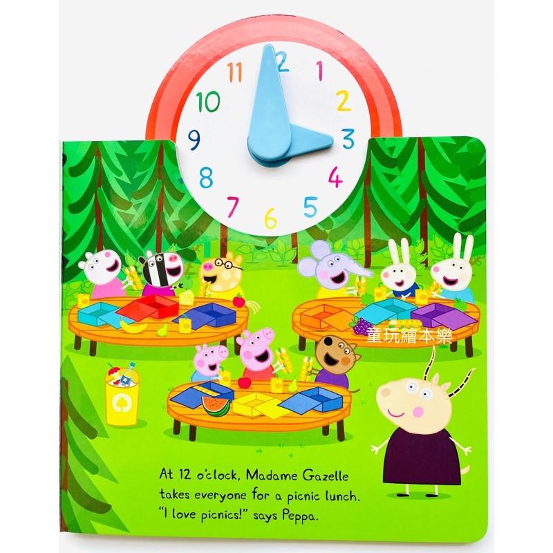 現貨《BSMI商檢合格》Peppa pig’s busy day  時鐘書 時鐘繪本 認識時間 粉紅豬小妹 時間練習-細節圖5
