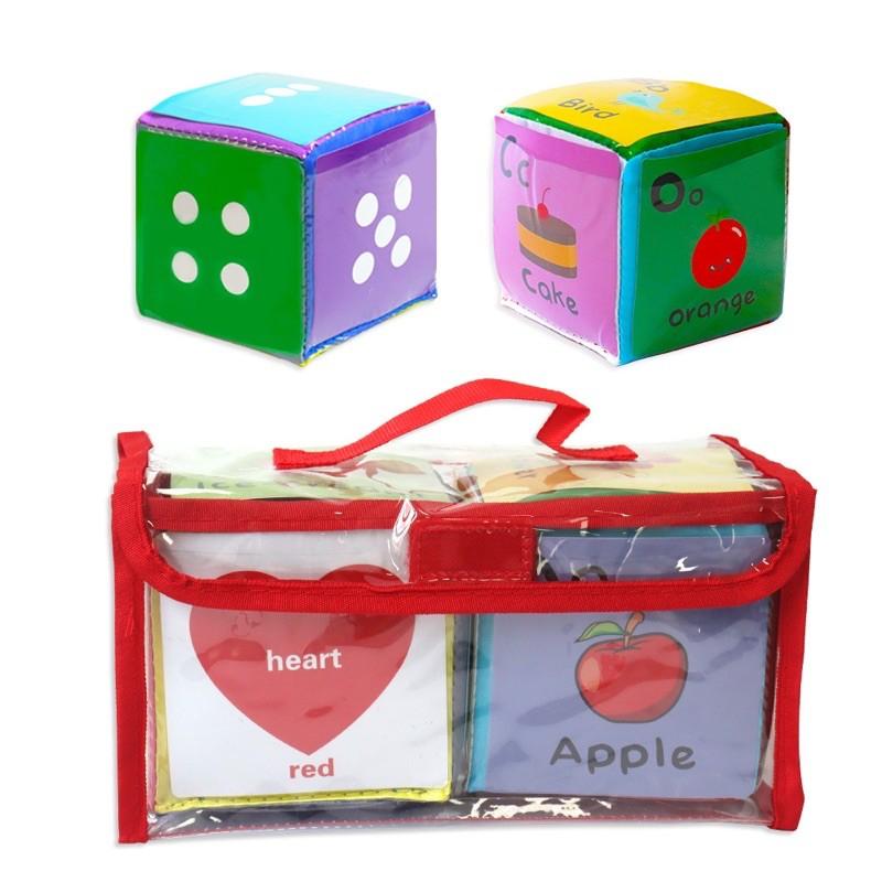現貨《童玩繪本樂》Pocket Cubes 教學骰子 骰子 插卡骰子 插卡 教具  英文教具-細節圖3