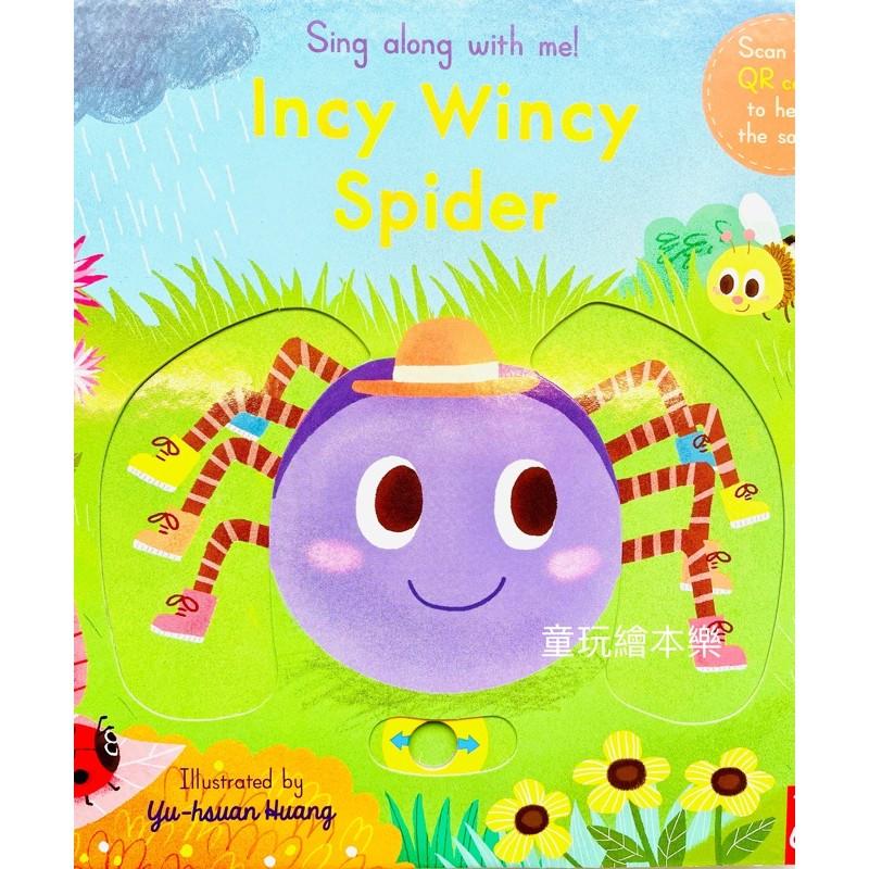 現貨《童玩繪本樂》聽唱玩童謠遊戲書 Sing Along With Me incy wincy spider 英語律動-細節圖2