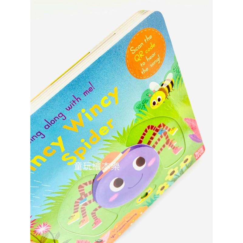 現貨《童玩繪本樂》聽唱玩童謠遊戲書 Sing Along With Me incy wincy spider 英語律動-細節圖9