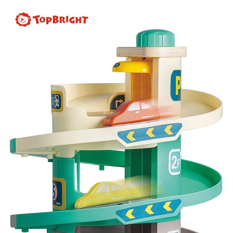 現貨《童玩繪本樂》Top Bright 特寶兒 汽車停車場 軌道車 汽車軌道 汽車 小車車 車-細節圖2