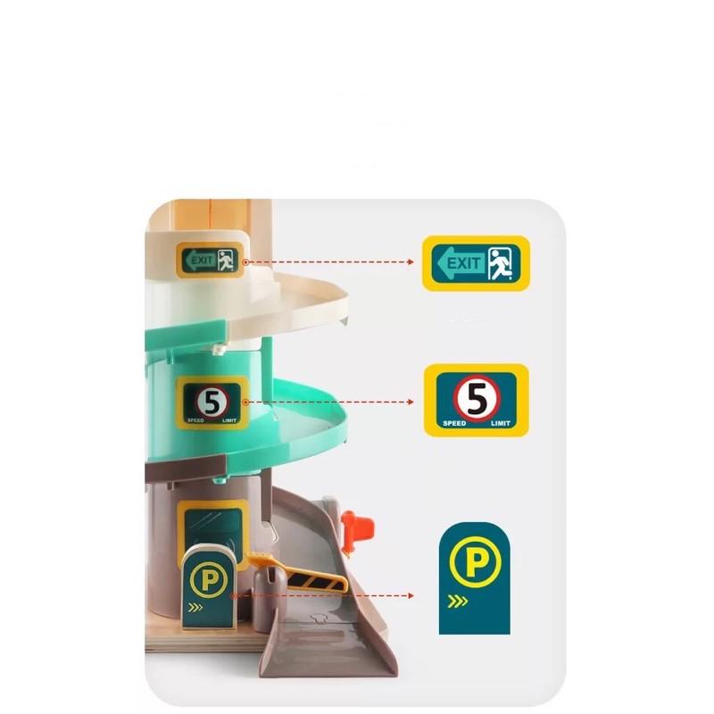 現貨《童玩繪本樂》Top Bright 特寶兒 汽車停車場 軌道車 汽車軌道 汽車 小車車 車-細節圖7