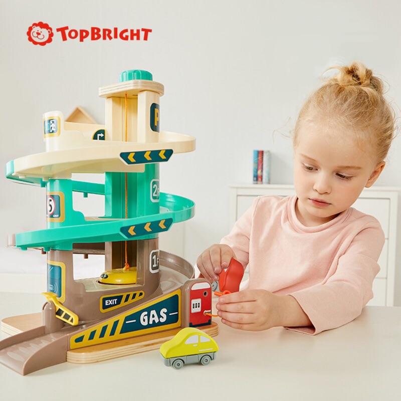 現貨《童玩繪本樂》Top Bright 特寶兒 汽車停車場 軌道車 汽車軌道 汽車 小車車 車-細節圖9