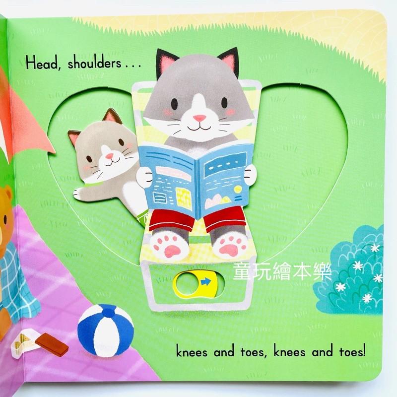預售《童玩繪本樂》聽唱玩遊戲書 Sing along HEAD SHOULDERS KNEES AND TOES-細節圖4