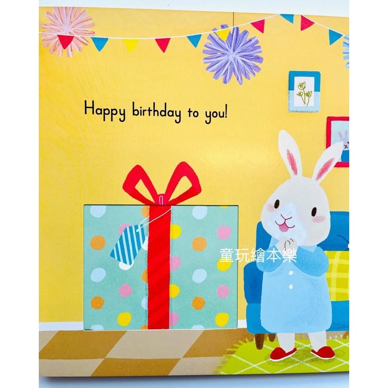 現貨《童玩繪本樂》聽唱玩童謠遊戲書 商檢合格 Sing Along With Me Happy Birthday推拉書-細節圖4