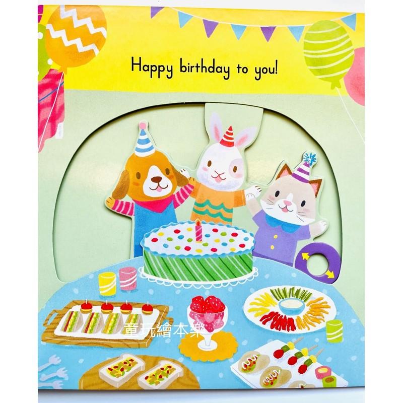 現貨《童玩繪本樂》聽唱玩童謠遊戲書 商檢合格 Sing Along With Me Happy Birthday推拉書-細節圖7