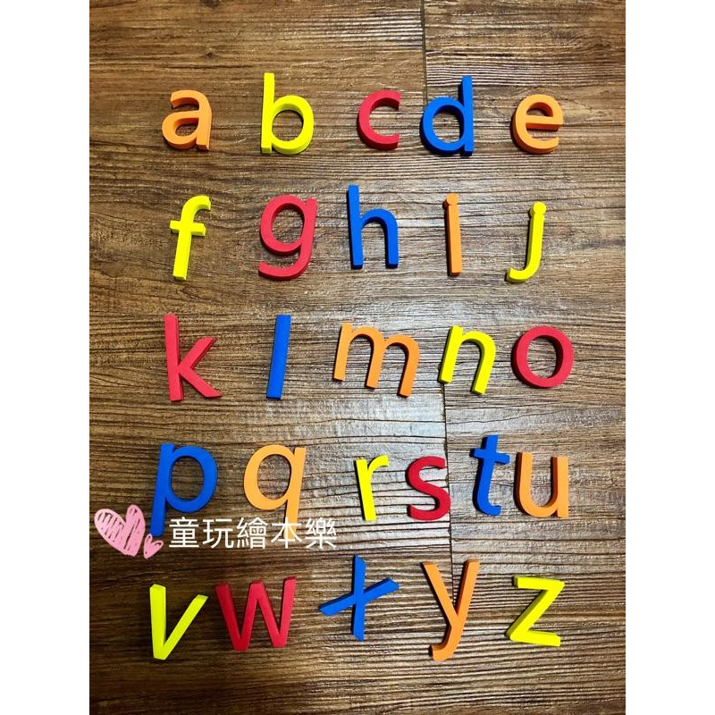 現貨《童玩繪本樂》可開報帳用收據 可挑色 Prop Box 加大加厚 英文磁鐵 字母磁鐵 英文字母 磁鐵 EVA磁鐵-細節圖2