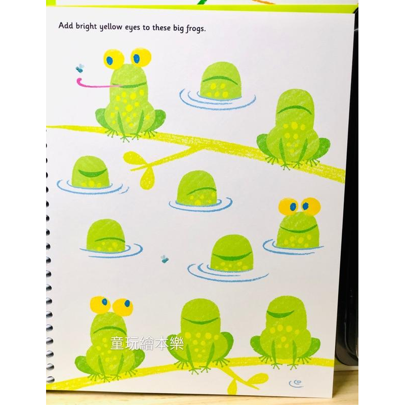 現貨《童玩繪本樂》英國 台灣商檢合格 Fingerprint 遊戲書/繪畫本 美勞書 手指畫 印章畫 遊戲書 指印書-細節圖2