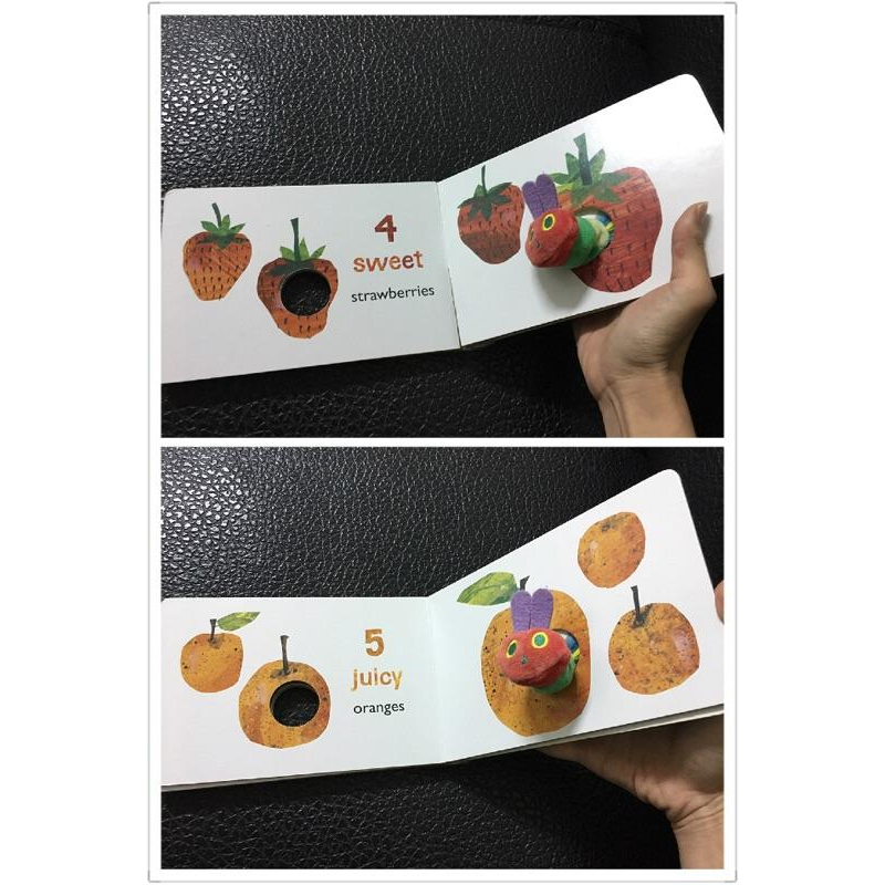 現貨《童書繪本樂》商檢合格 新版 Very Hungry Caterpillar 非常餓的毛毛蟲 硬頁書 立體手偶書-細節圖7