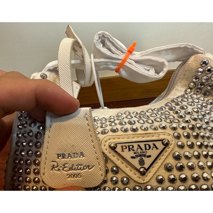 [全新] 單肩包.淑女包（白色）-細節圖5