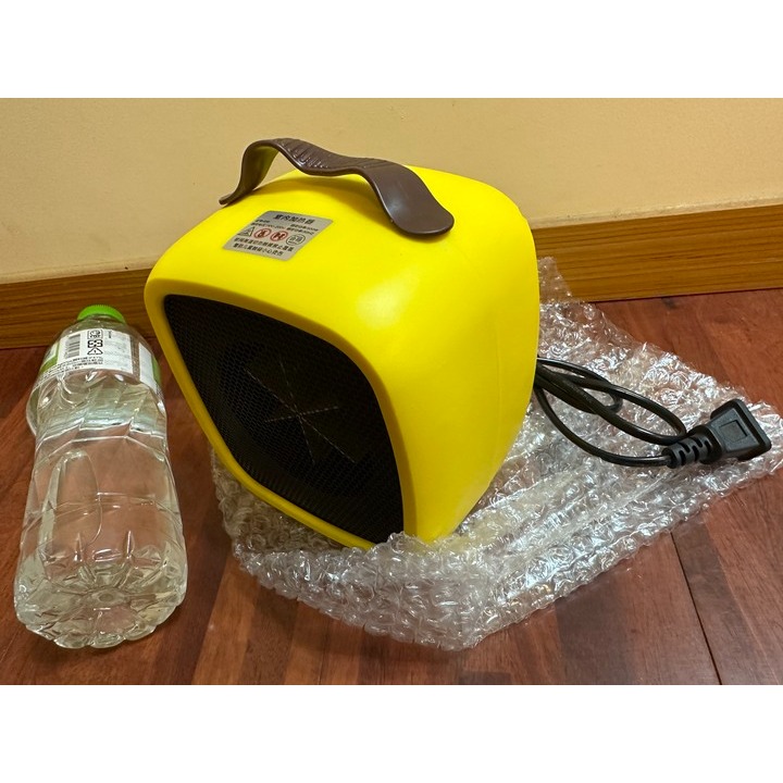 [電暖器] 手提攜帶式.電暖器.室內加熱器（黃色）全新-細節圖2