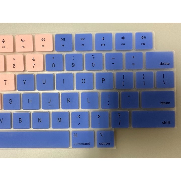 [售] 雙色設計.鍵盤膜（MacBook Air 13吋, M2）-細節圖4