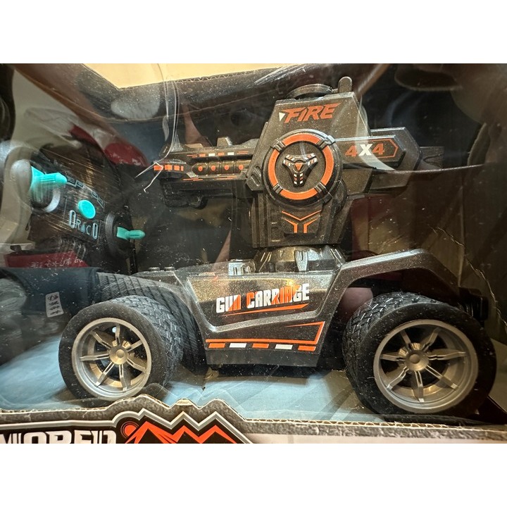 [售] 裝甲突擊車.遙控射擊玩具車（全新）-細節圖4