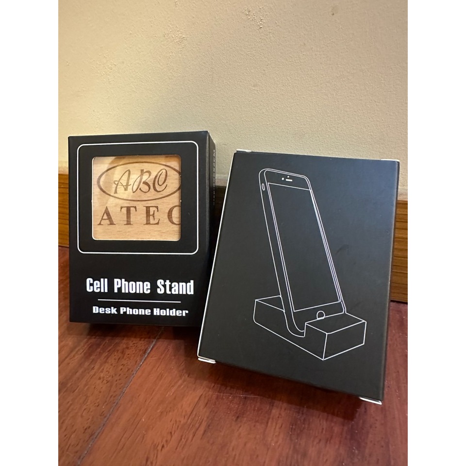 [售] (木質)手機支架（全新）正反可用-細節圖2