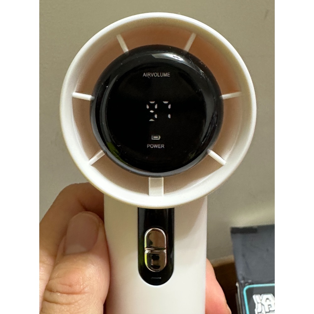 [售] 手持風扇.100檔風速.高續航.高轉速(USB充電)（全新）-細節圖5
