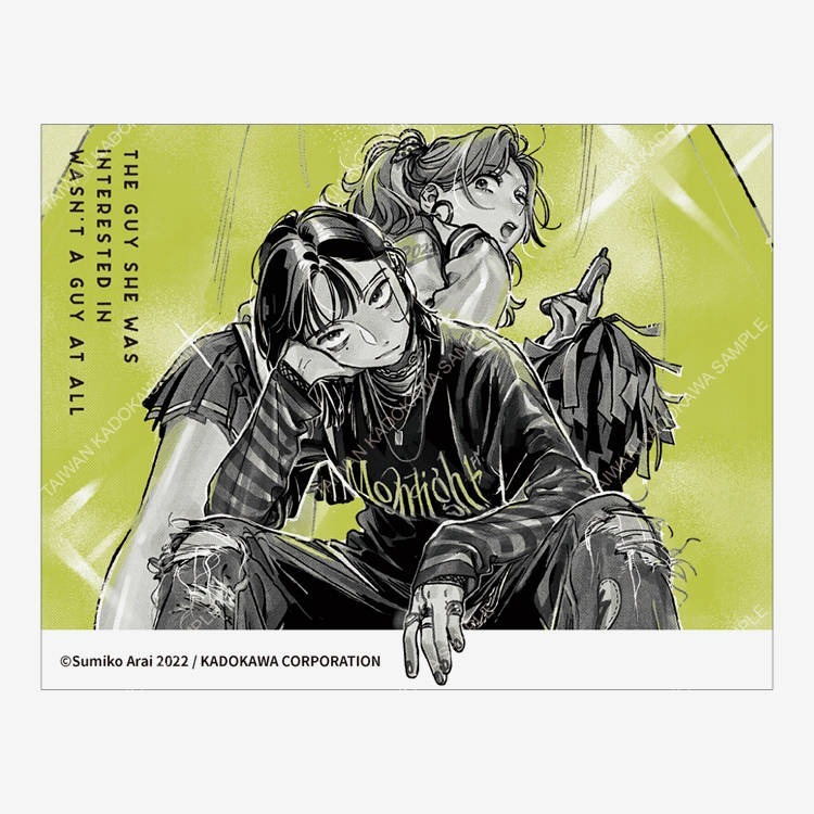 『書の屋』百合漫畫 附書套 周邊 我在意的對象並不是男人 1~3 特裝版 角川出版 新井すみこ GL-規格圖4